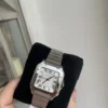 Montre Santos de Cartier taille moyenne - Wssa0029