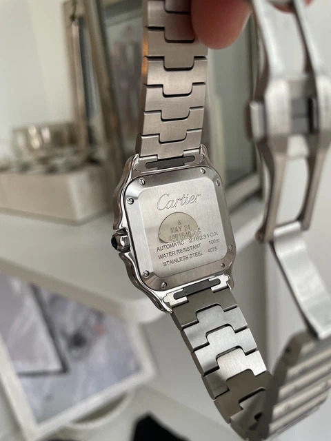 Montre Santos de Cartier taille moyenne - Wssa0029