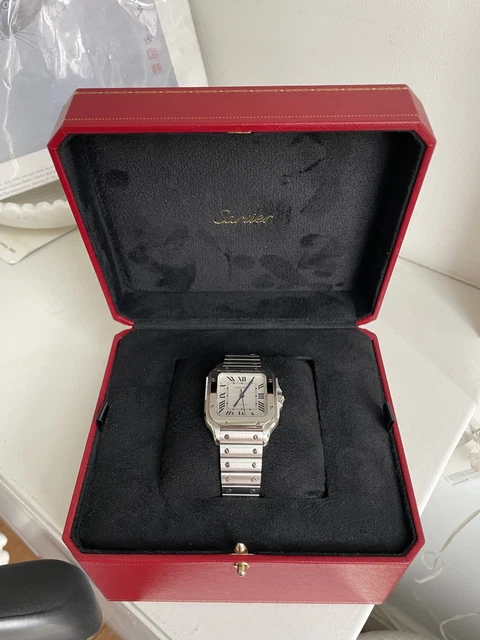 Montre Santos de Cartier taille moyenne - Wssa0029