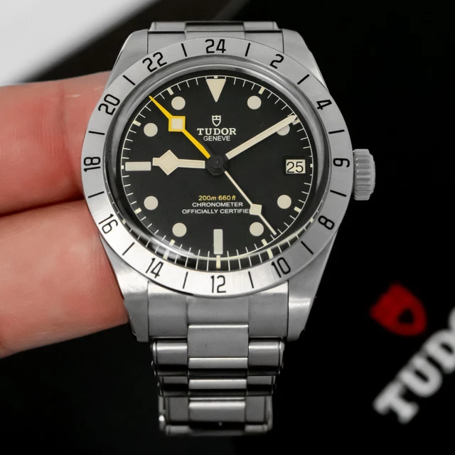 TUDOR Black Bay Pro GMT 39 mm 2022 Cadran noir Acier inoxydable Automatique - 79470