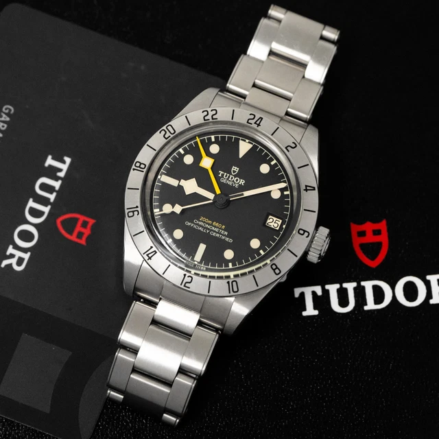 TUDOR Black Bay Pro GMT 39 mm 2022 Cadran noir Acier inoxydable Automatique - 79470
