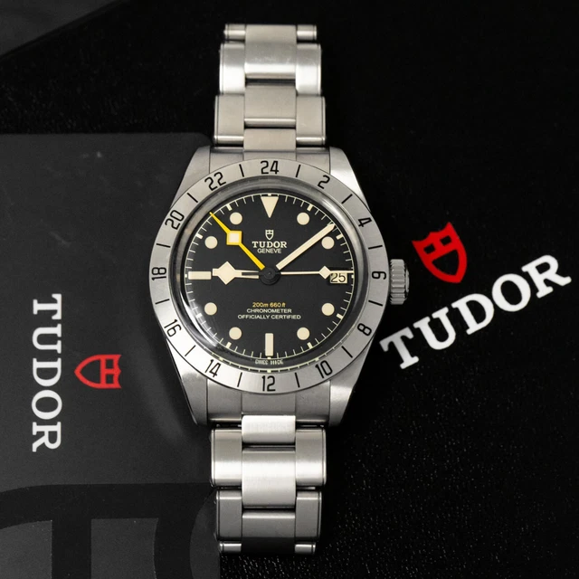 TUDOR Black Bay Pro GMT 39 mm 2022 Cadran noir Acier inoxydable Automatique - 79470