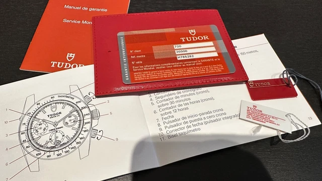TUDOR Modèle 20300 - Chronographe Sport + Boîte et Papiers -