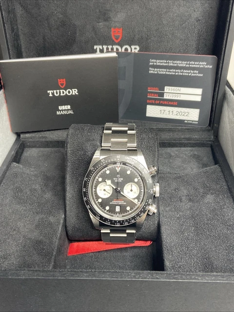 Tudor Black Bay Chrono M79360N 41 mm avec boîte et papiers ~ Occasion en excellent état