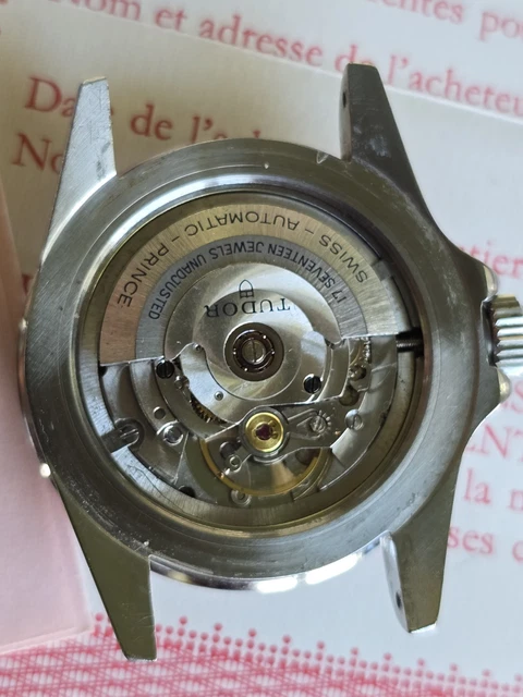 Tudor Rolex Submariner 9411 Vintage Snowflake Diver, coffret complet, papiers, 1976