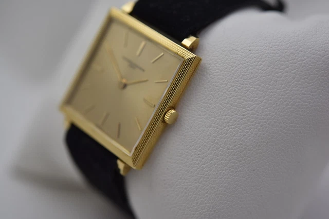 Vacheron Constantin Ref 6294 18K YG Square Calibre 1002, Poinçon de Genève, boîtier, Ex