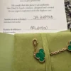 Van Cleef & Arpels Vintage Alhambra Bracelet, 5 motifs 18k YG - Malachite