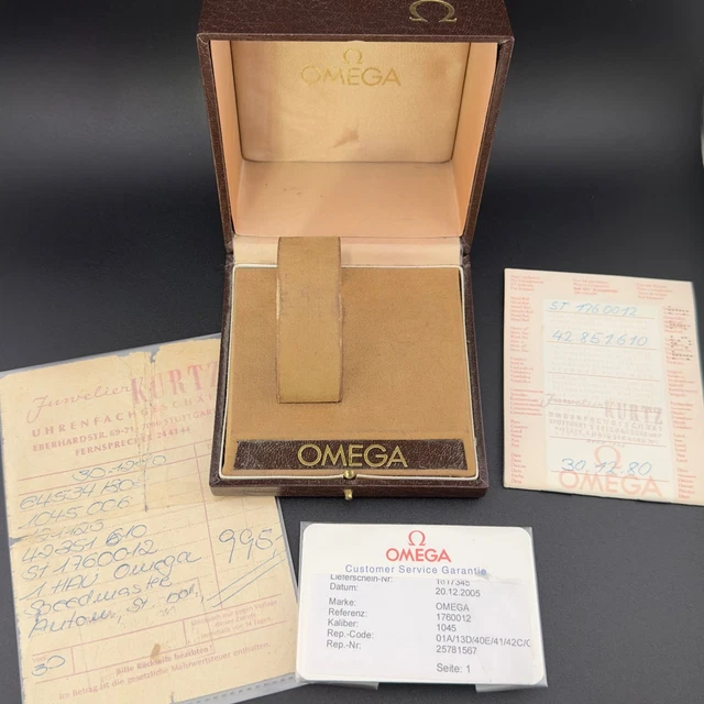 Omega Speedmaster MARK 4.5 Automatique Vintage, ensemble complet 1760012