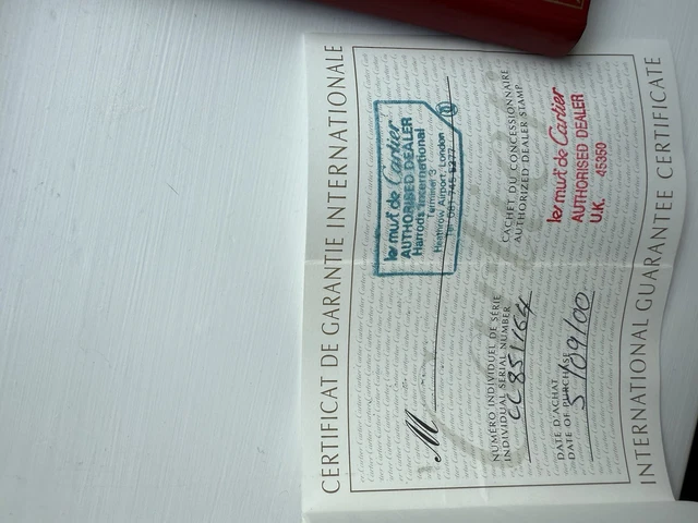 Montre unisexe vintage Panthère de Cartier 27 mm en acier et or à deux rangs, avec boîte et papiers