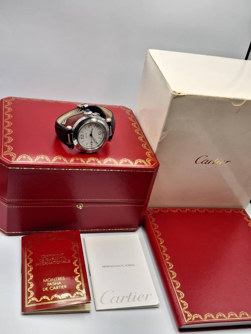 Cartier pacha réf 4010 ensemble complet Santos
