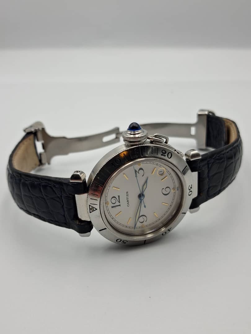 Cartier pacha réf 4010 ensemble complet Santos