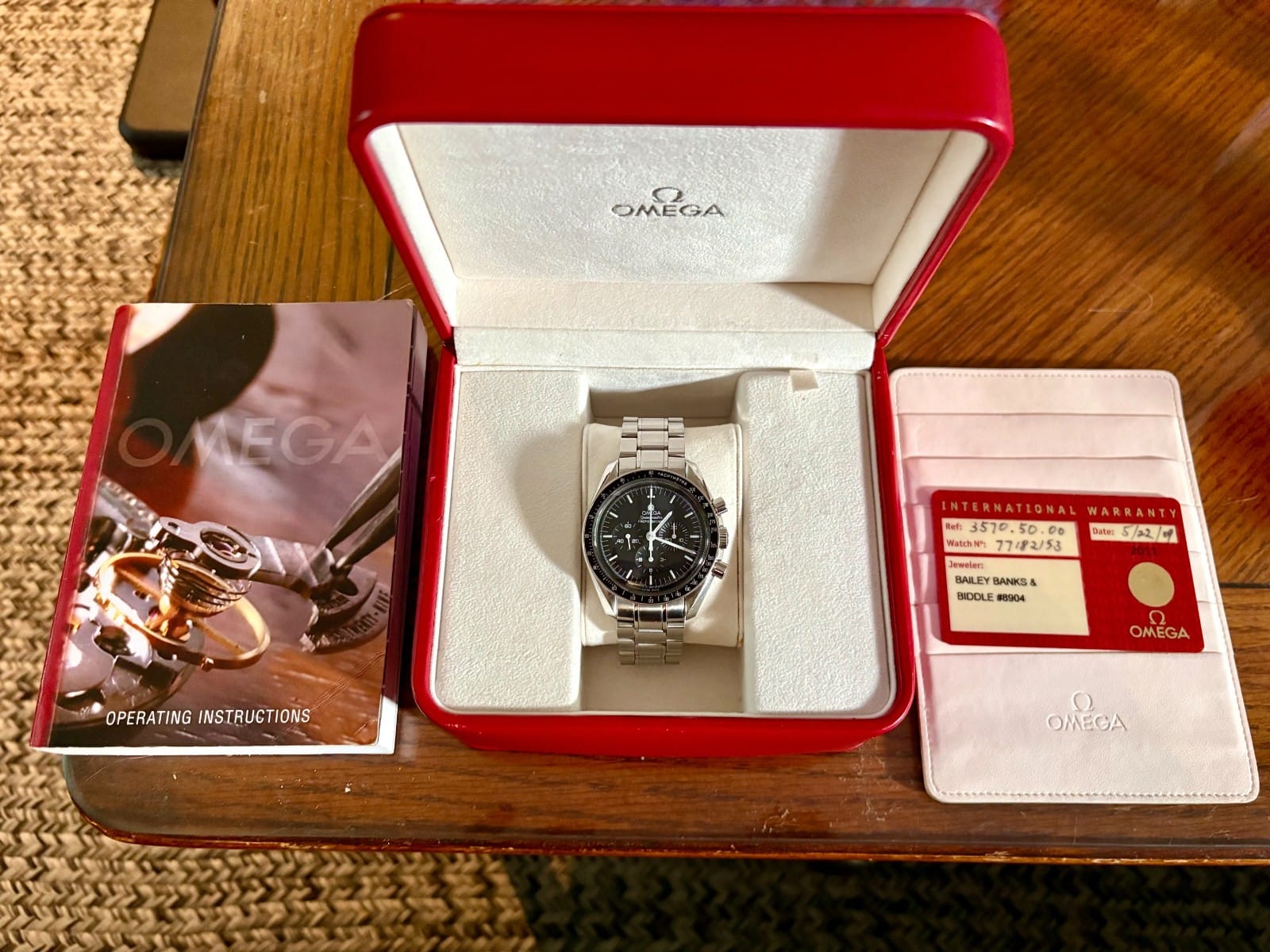 Omega Speedmaster Professional Moonwatch 3570.50.00 -