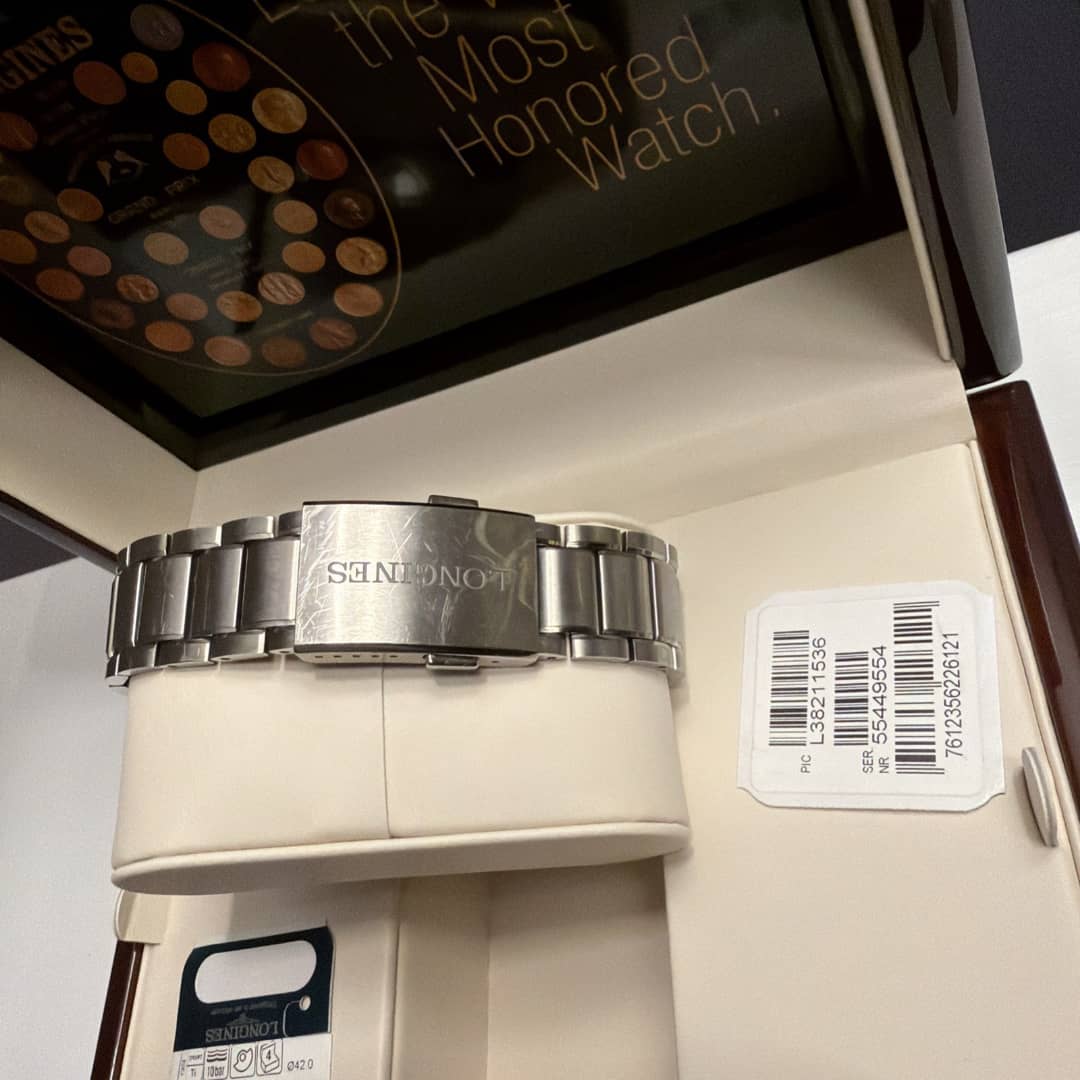 Montre homme LONGINES SPIRIT FLYBACK L3.821.4.53.6 42 mm