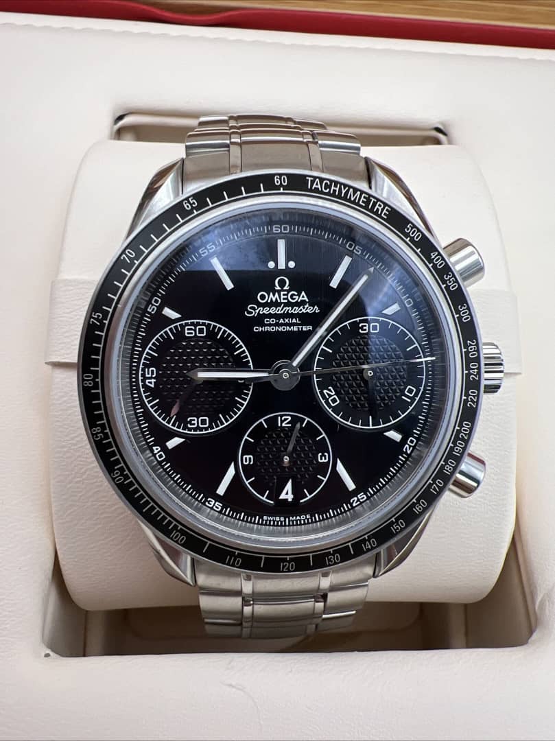 Omega Speedmaster Racing 40 mm Acier/Acier Montre Chronographe
