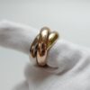 Bague Trinity Cartier XL - Or 18 carats 3 couleurs - Ensemble complet (2024)