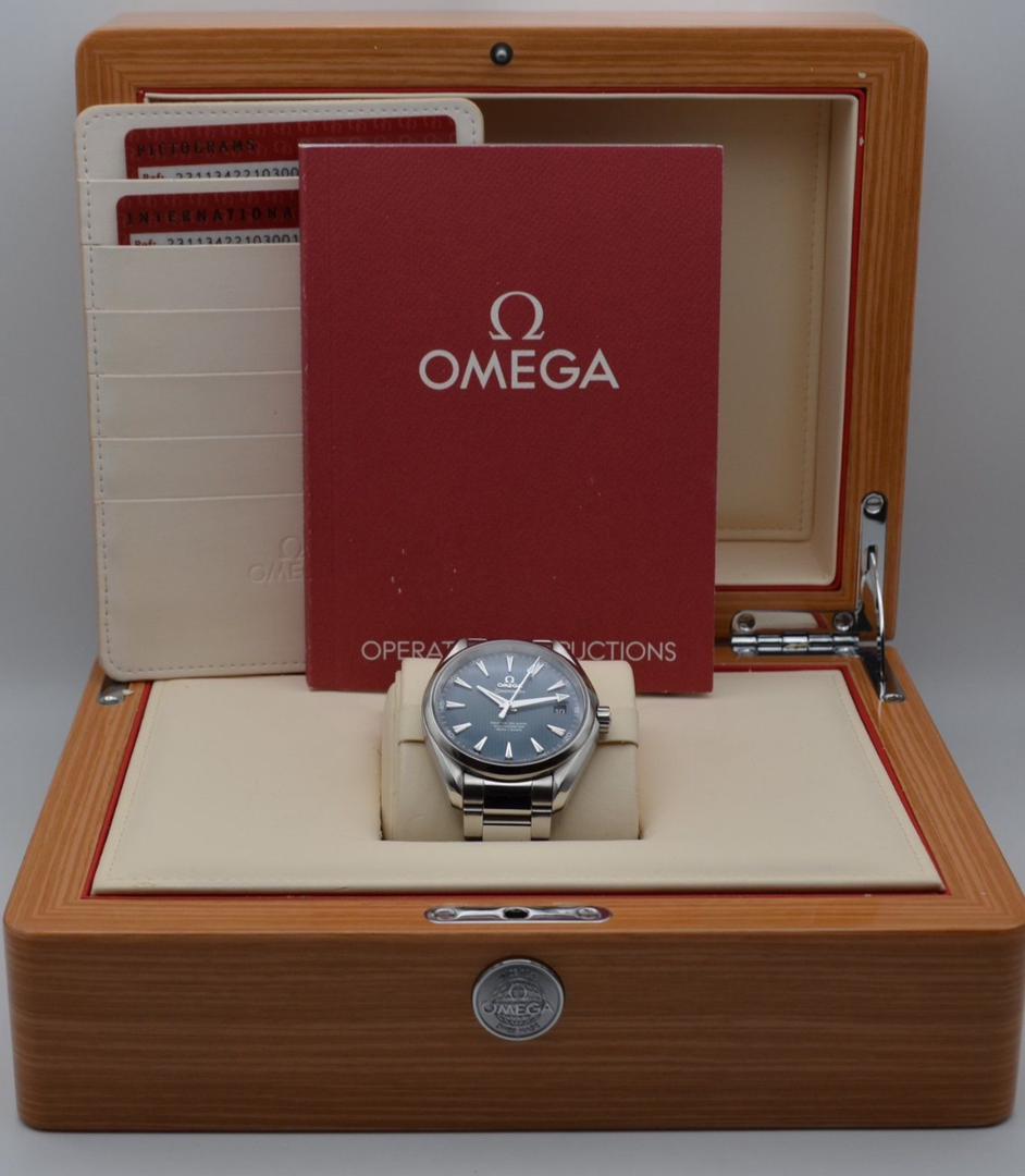 Omega Aqua Terra Réf. : 231.13.42.21.03.001 de 2015, en parfait état…