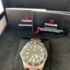 Tudor Pegalos Titane 42 mm, poignet gauche, excellent état, avec accessoires