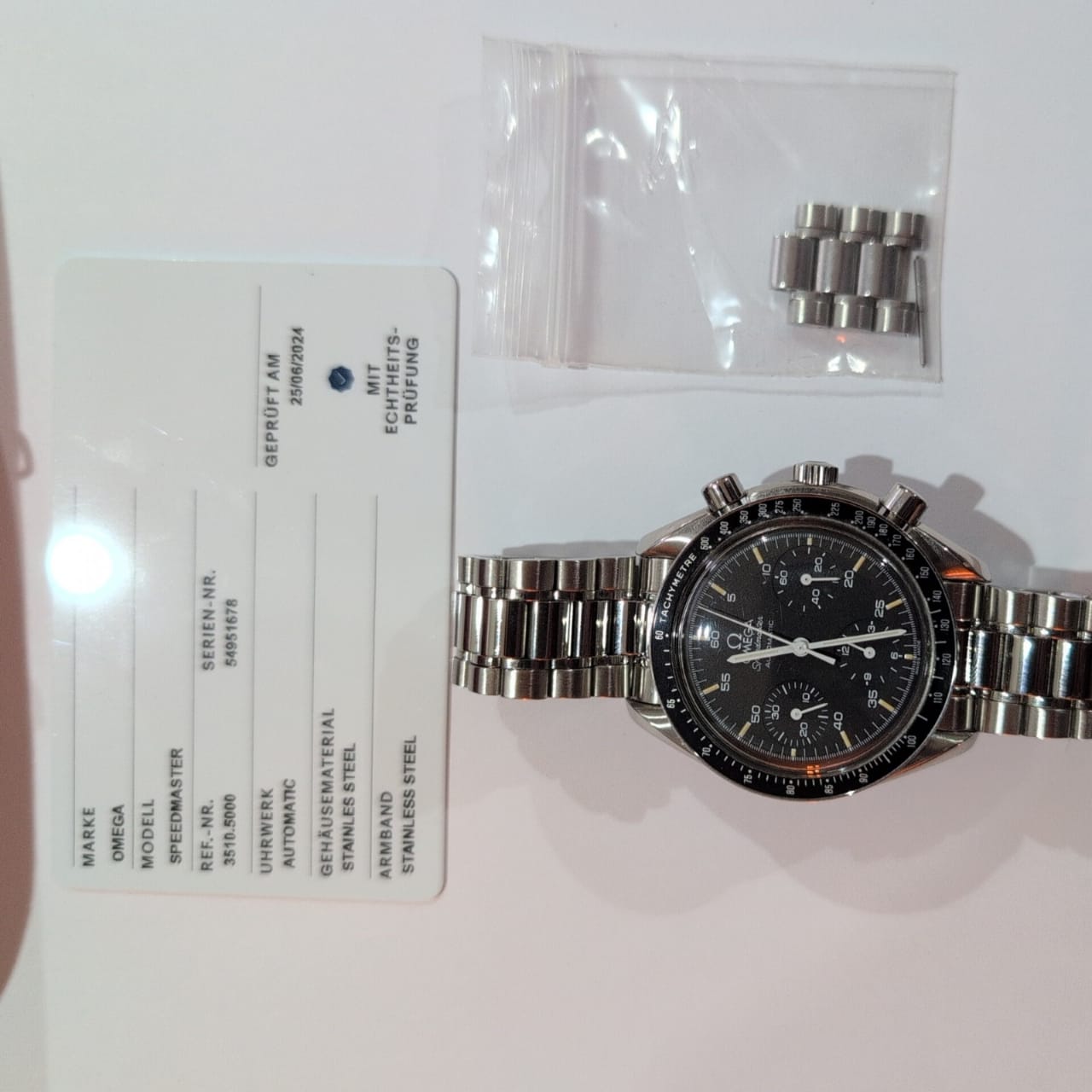 Omega Speedmaster Reduced - 3510.50 Chronographe 39 mm Homme