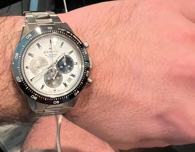 Montre homme Zenith Chronomaster El Primero Sport cadran blanc 03.3100.3600/69.M3100