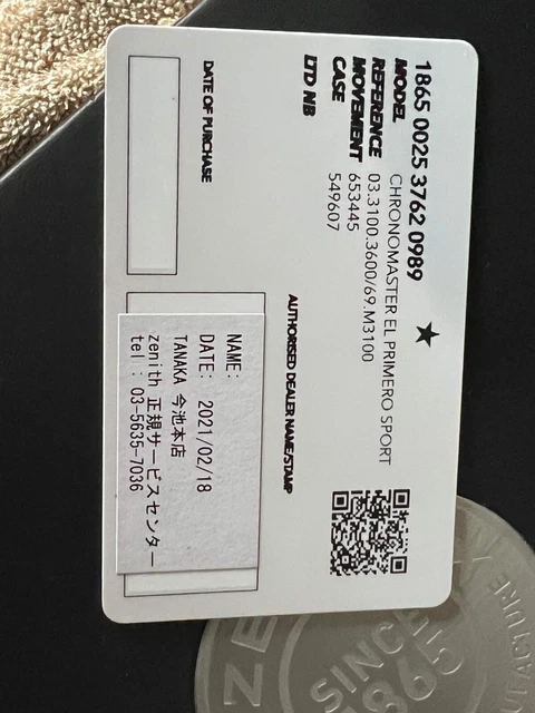 Montre homme Zenith Chronomaster El Primero Sport cadran blanc 03.3100.3600/69.M3100