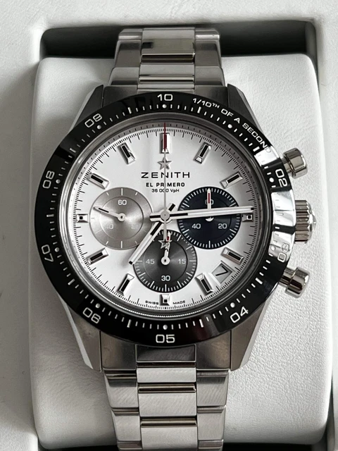 Montre homme Zenith Chronomaster El Primero Sport cadran blanc 03.3100.3600/69.M3100