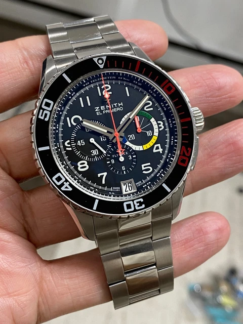 Zenith Stratos Flyback. Le premier. Arc-en-ciel.