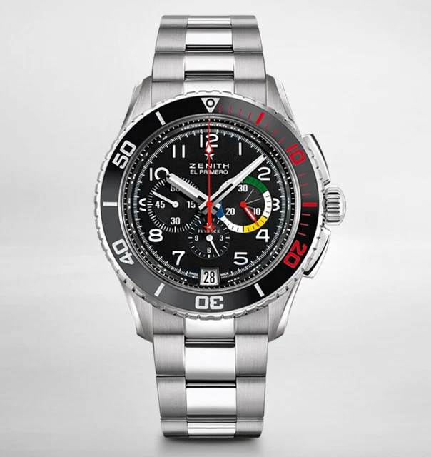 Zenith Stratos Flyback. Le premier. Arc-en-ciel.