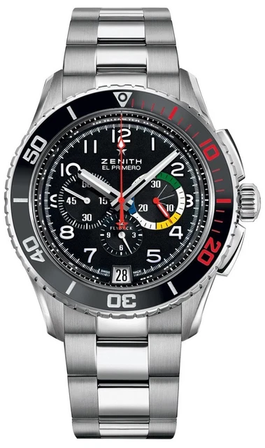 Zenith Stratos Flyback. Le premier. Arc-en-ciel.