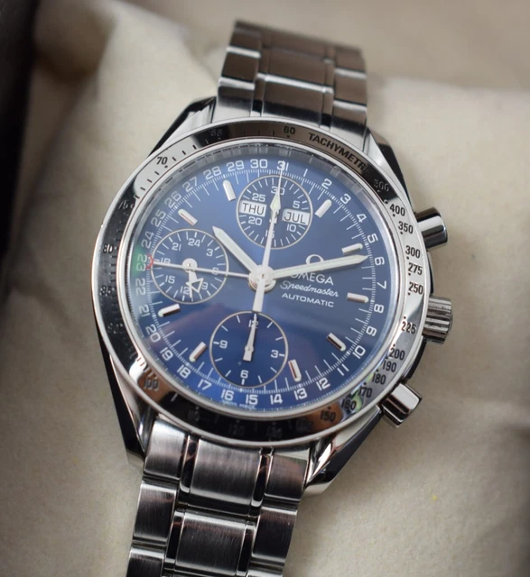 Omega Speedmaster Triple Date 3523.80.00, papiers, boîte générique, 1 an, GTE, 2003