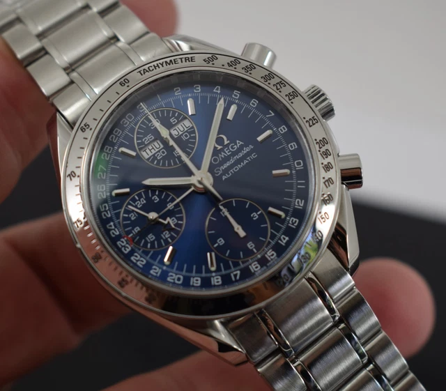 Omega Speedmaster Triple Date 3523.80.00, papiers, boîte générique, 1 an, GTE, 2003