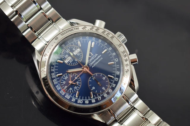 Omega Speedmaster Triple Date 3523.80.00, papiers, boîte générique, 1 an, GTE, 2003