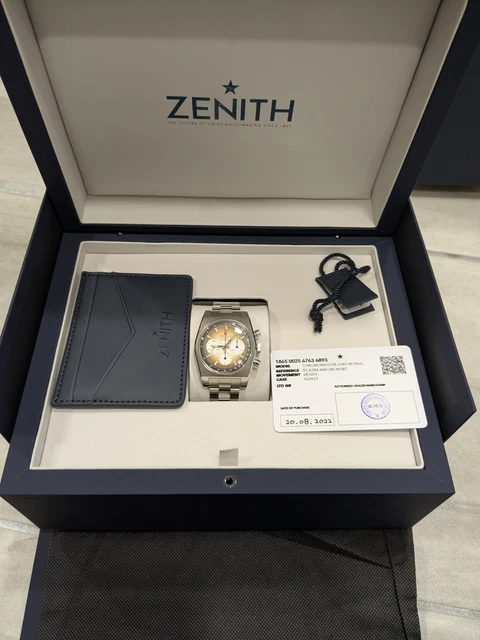 Montre homme Zenith El Primero Chronomaster Revival 03.A384.400/385.M385, 37 mm
